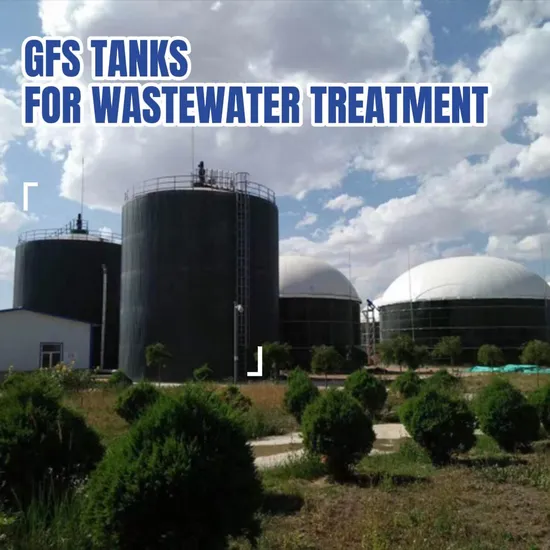 Municipal Sewage Water Treatment Plant with Gfs Bolted Steel Tanks